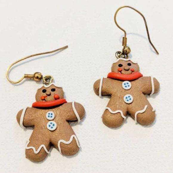 Jewelry - Gingerbread Dangle Earrings